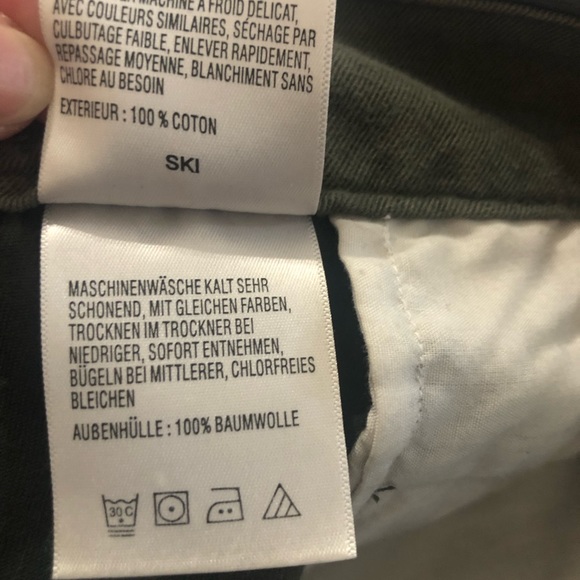 Columbia Women's Size 14 Regular Everyday Chino Pants Peatmoss Green 100% Cotton - Picture 7 of 7